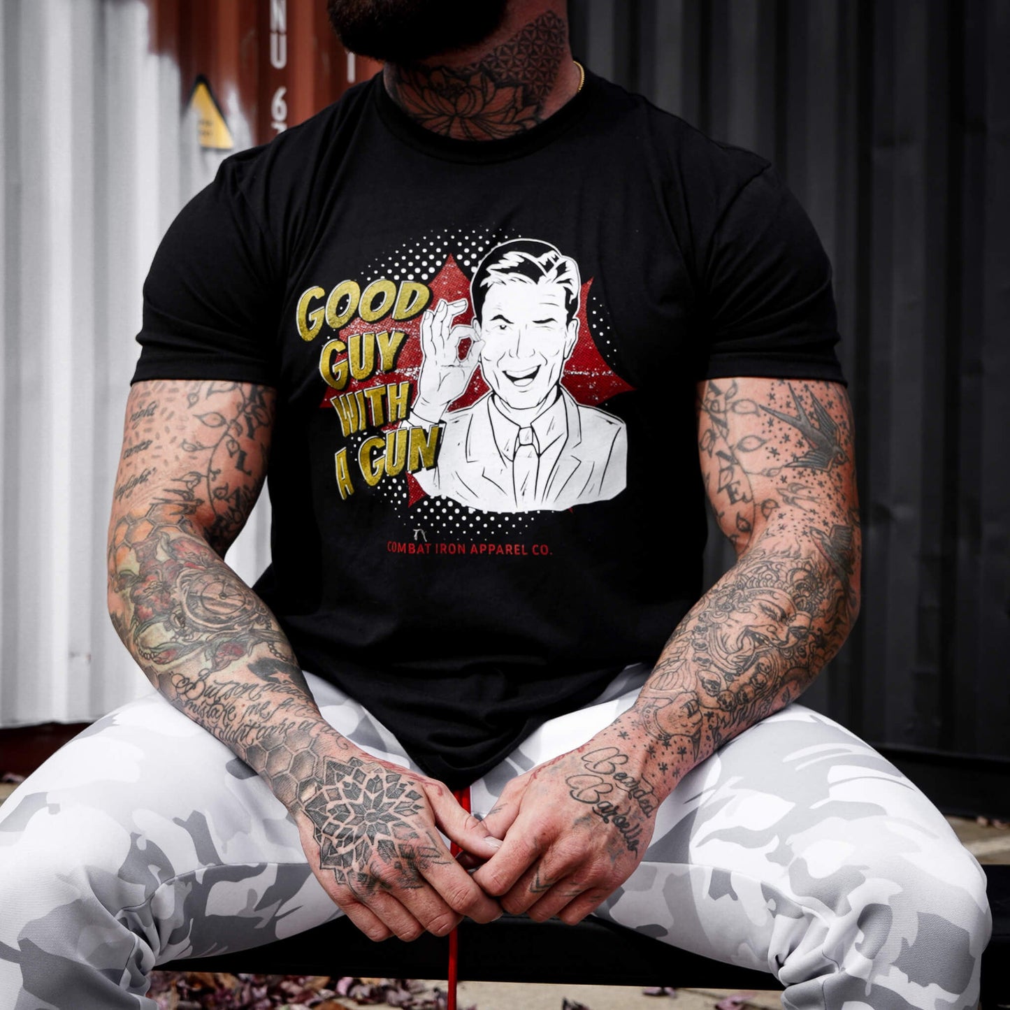 Good Guy With A Gun Comic Men's T-Shirt