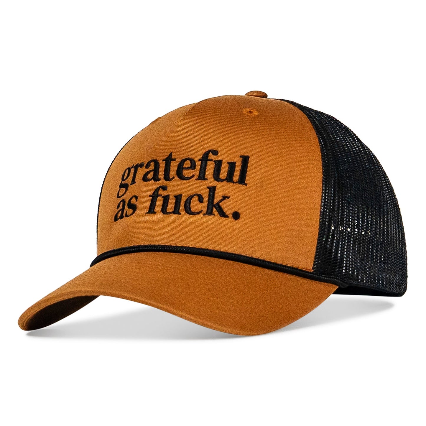 Grateful As Fuck Rope Snapback