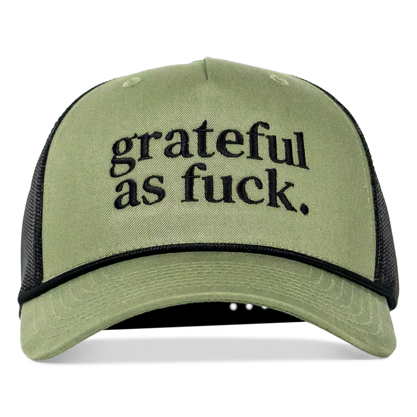 Grateful As Fuck Rope Snapback