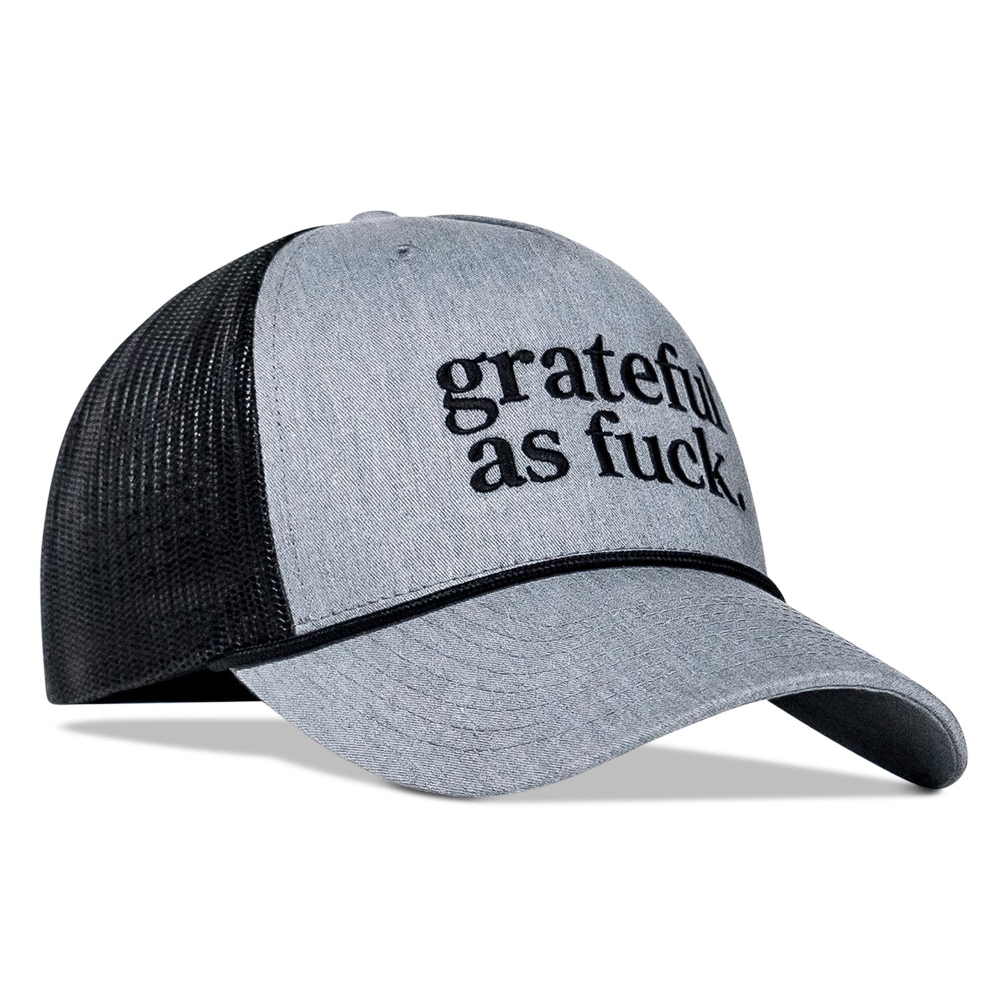 Grateful As Fuck Rope Snapback