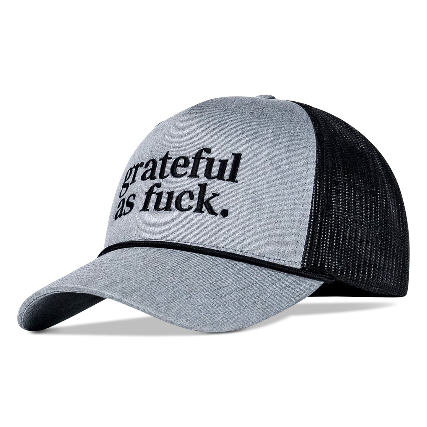 Grateful As Fuck Rope Snapback