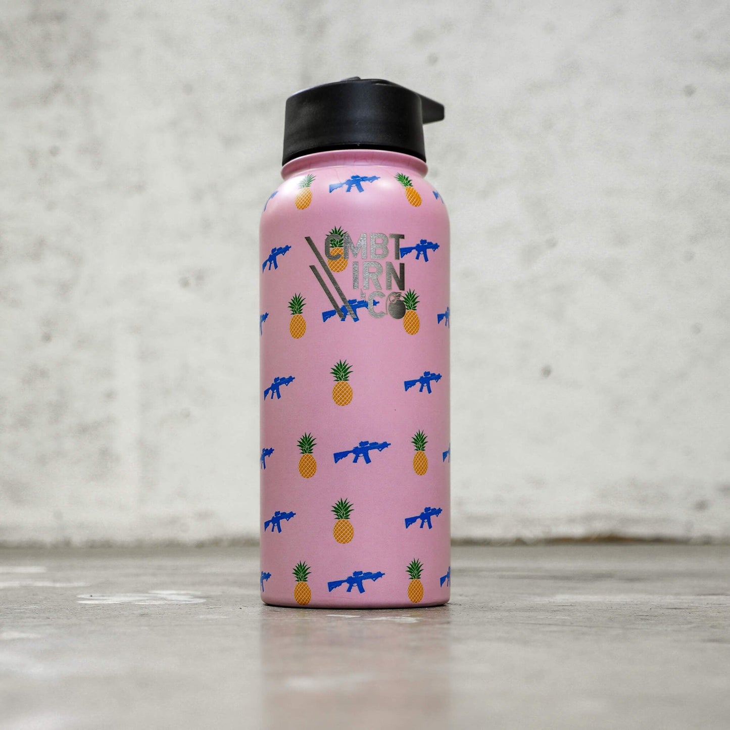 32oz Metal 24hr Cold/Hot Insulated Hydration Bottle with Straw