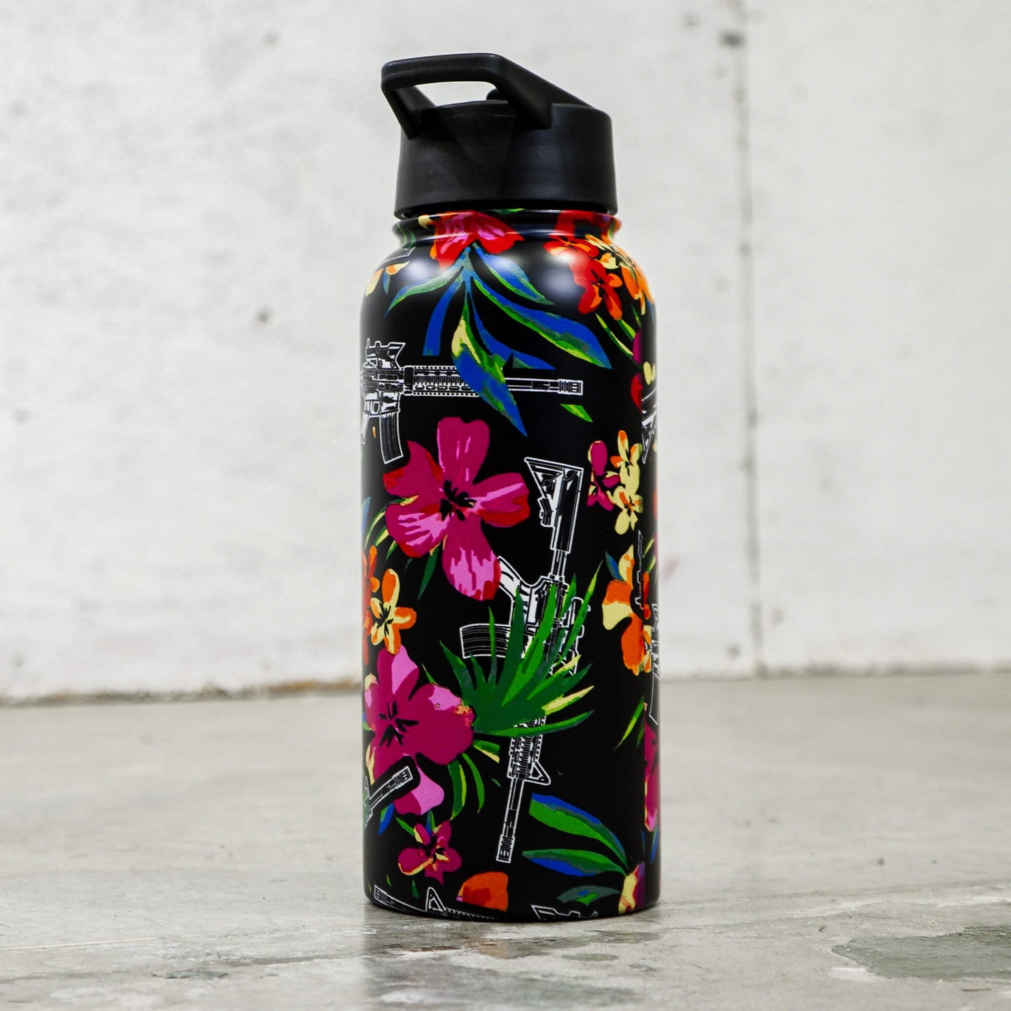 32oz Metal 24hr Cold/Hot Insulated Hydration Bottle with Straw