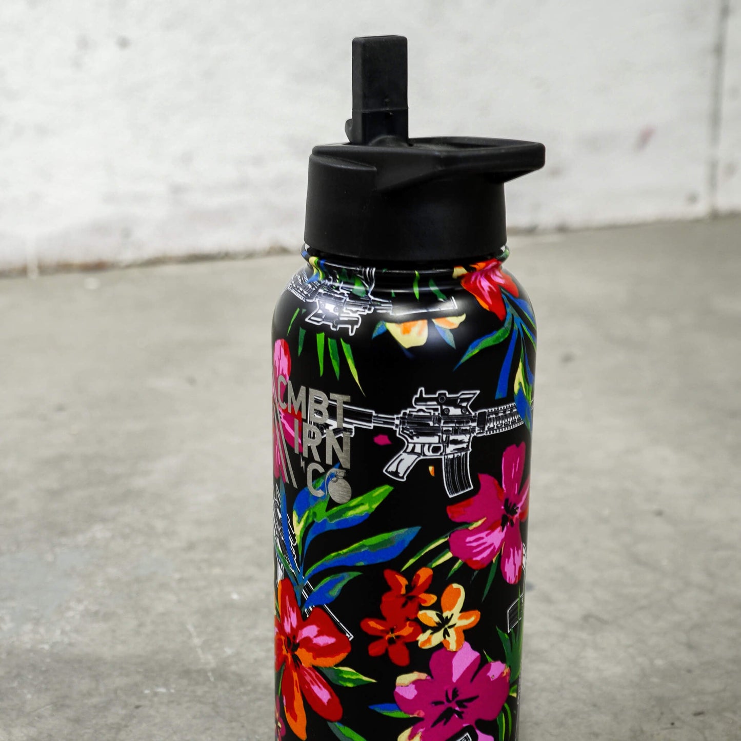 32oz Metal 24hr Cold/Hot Insulated Hydration Bottle with Straw