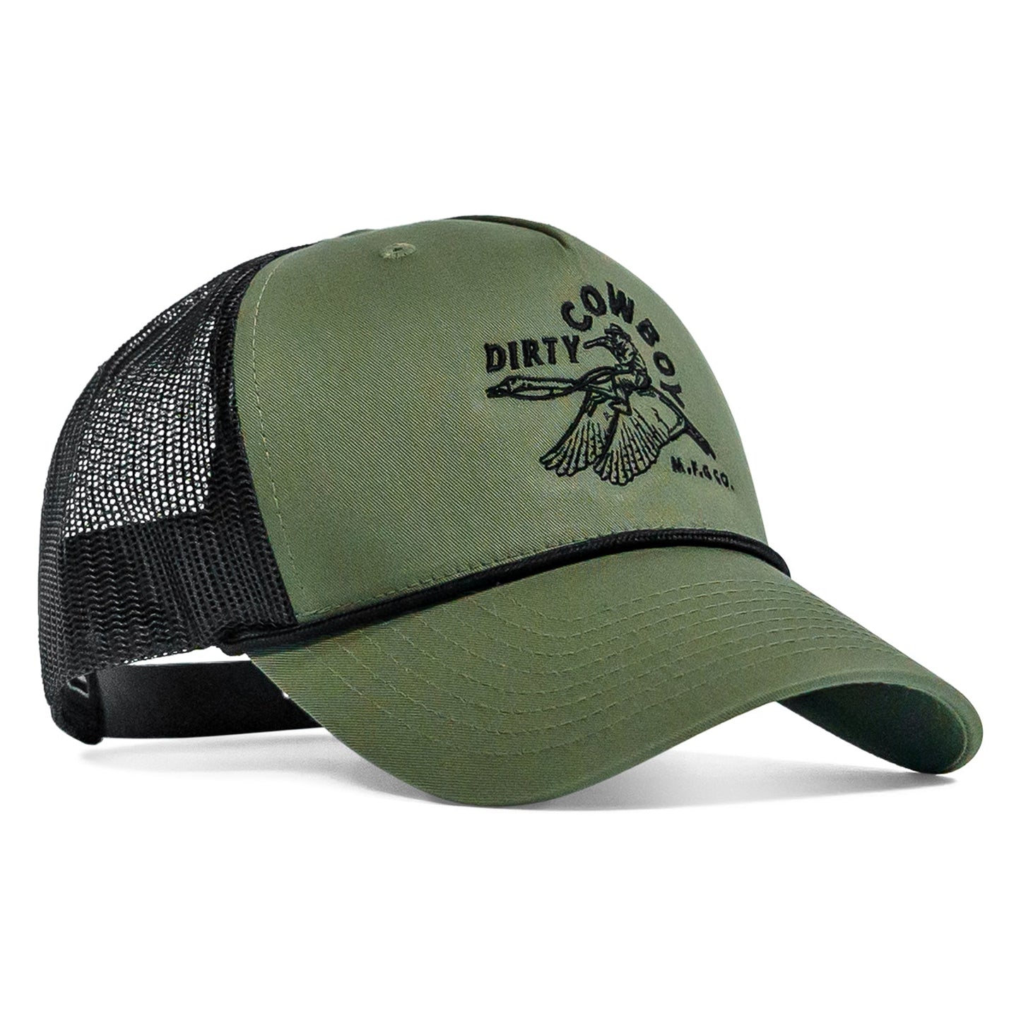 Dirty Cowboy Mfg Swan Rope SnapBack