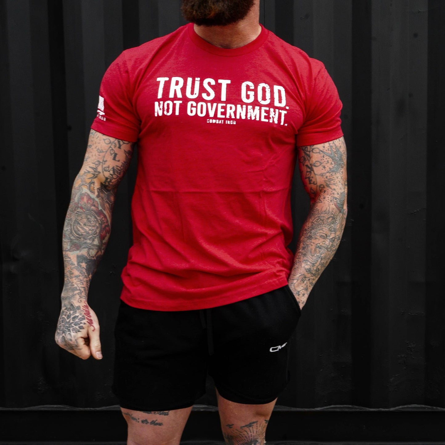 Trust God. Not Government. Men's T-Shirt