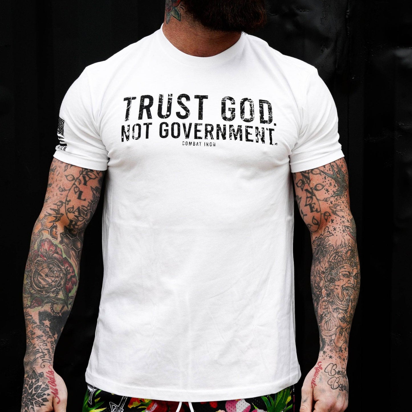 Trust God. Not Government. Men's T-Shirt