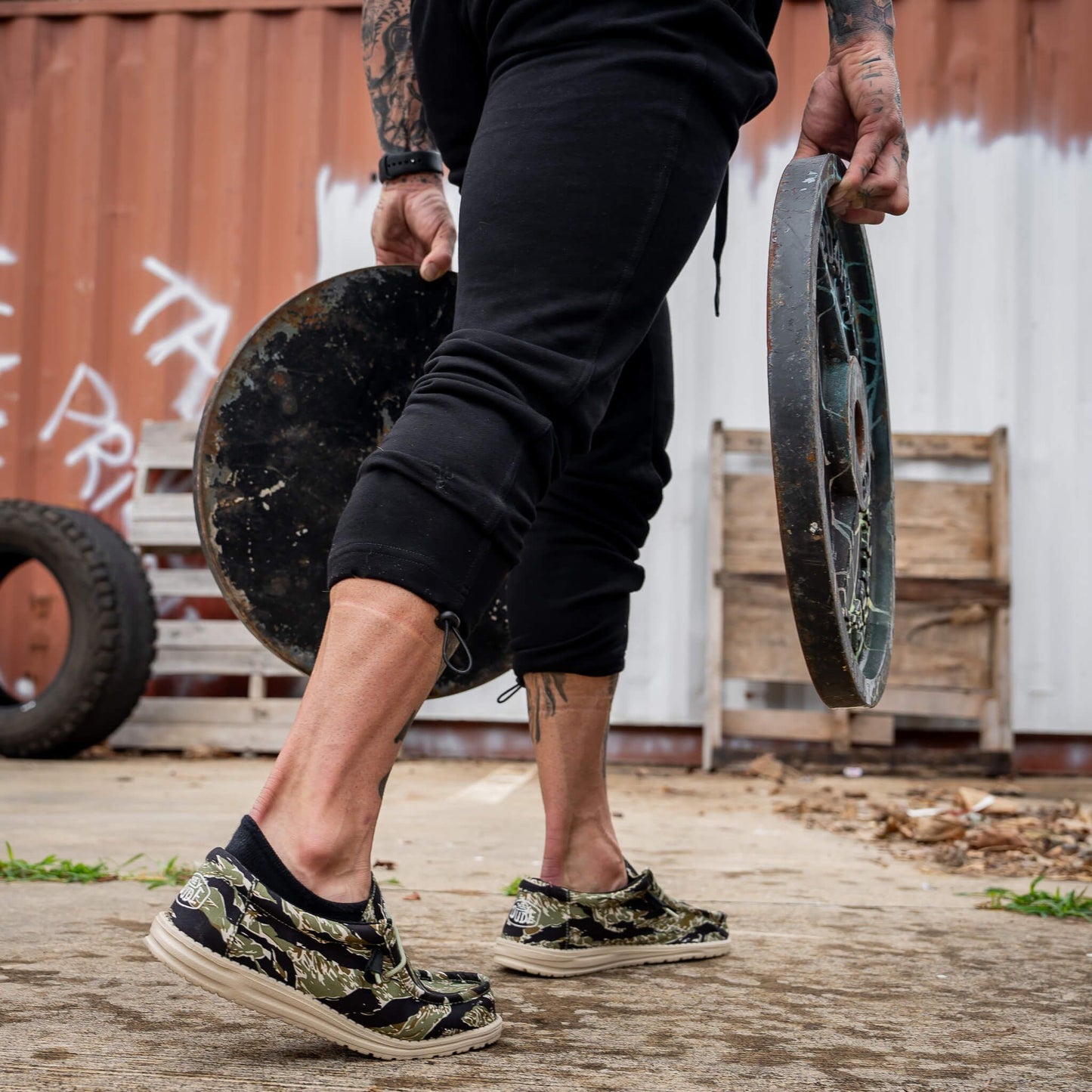 MEN'S PERFORMANCE ADJUSTABLE HEAVYWEIGHT JOGGERS | BLACK