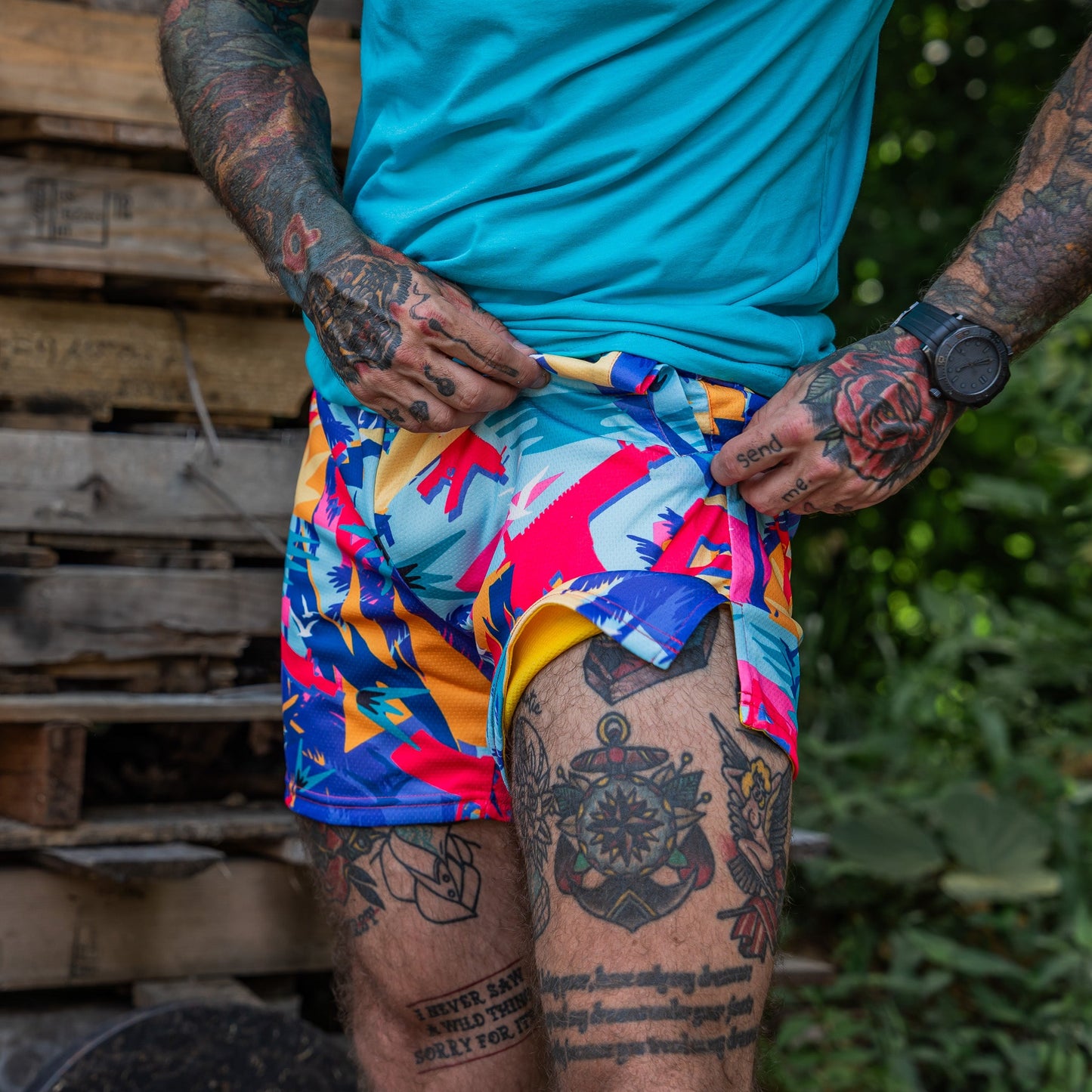 Men's Hoochie Daddy Mesh Shorts | 5"