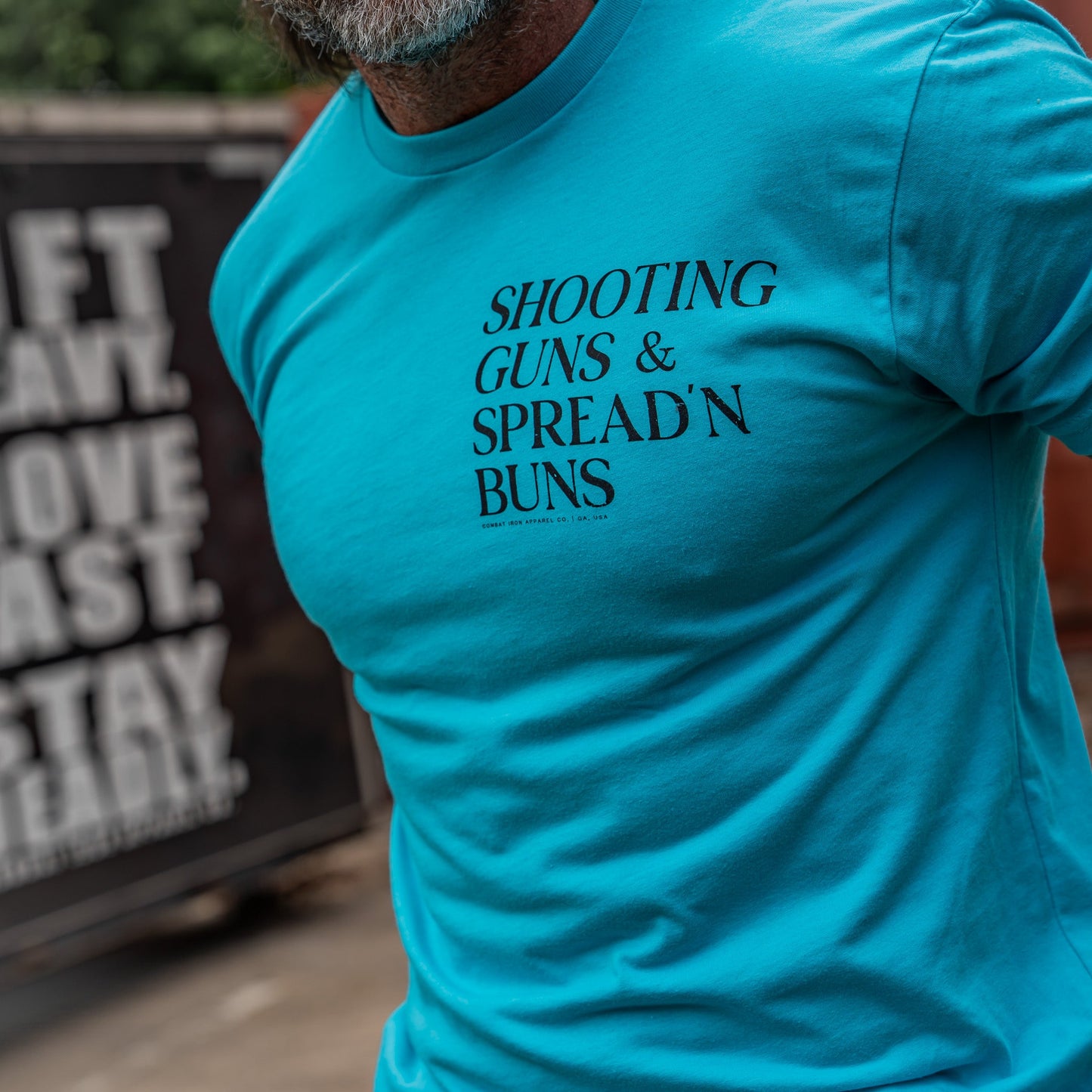 Shooting Guns & Spread'n Buns Men's T-Shirt