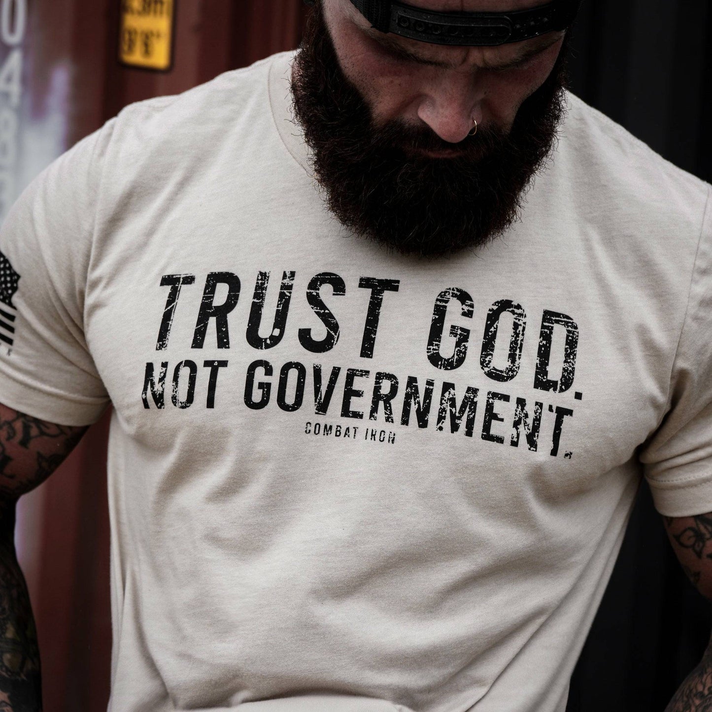 Trust God. Not Government. Men's T-Shirt