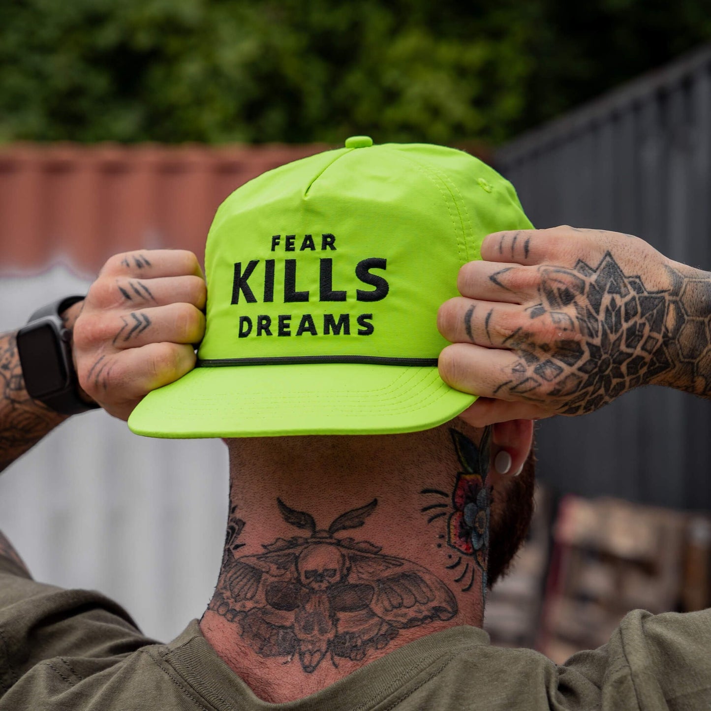 FEAR KILLS DREAMS CRUSHABLE ROPE SNAPBACK