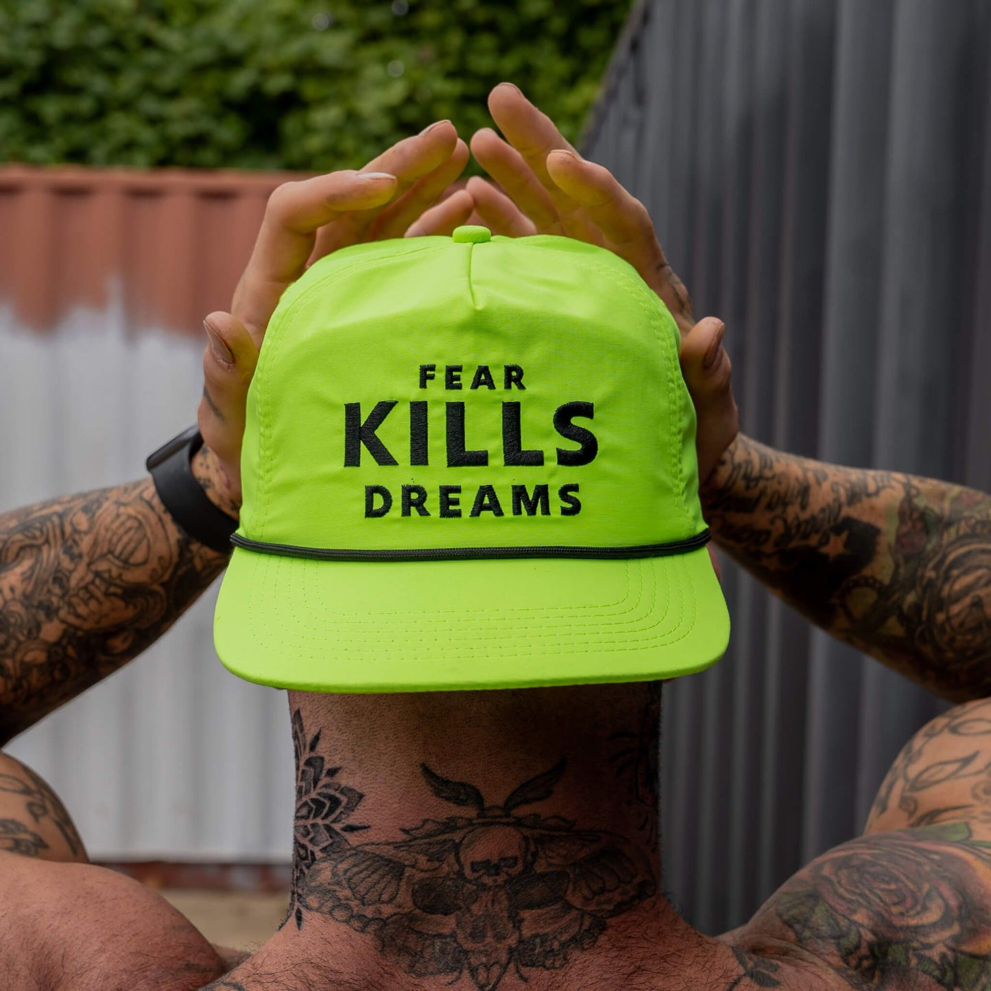 FEAR KILLS DREAMS CRUSHABLE ROPE SNAPBACK