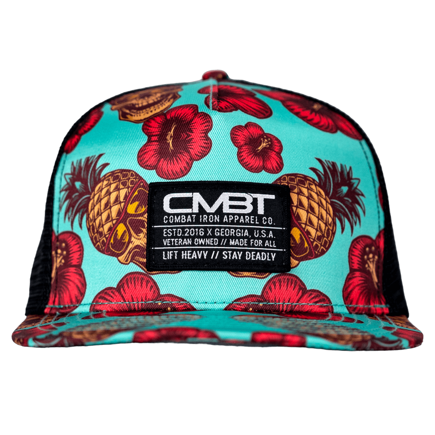 TEAL PINEAPPLE EXPRESS SNAPBACK | WOVEN BLACK CMBTIRN