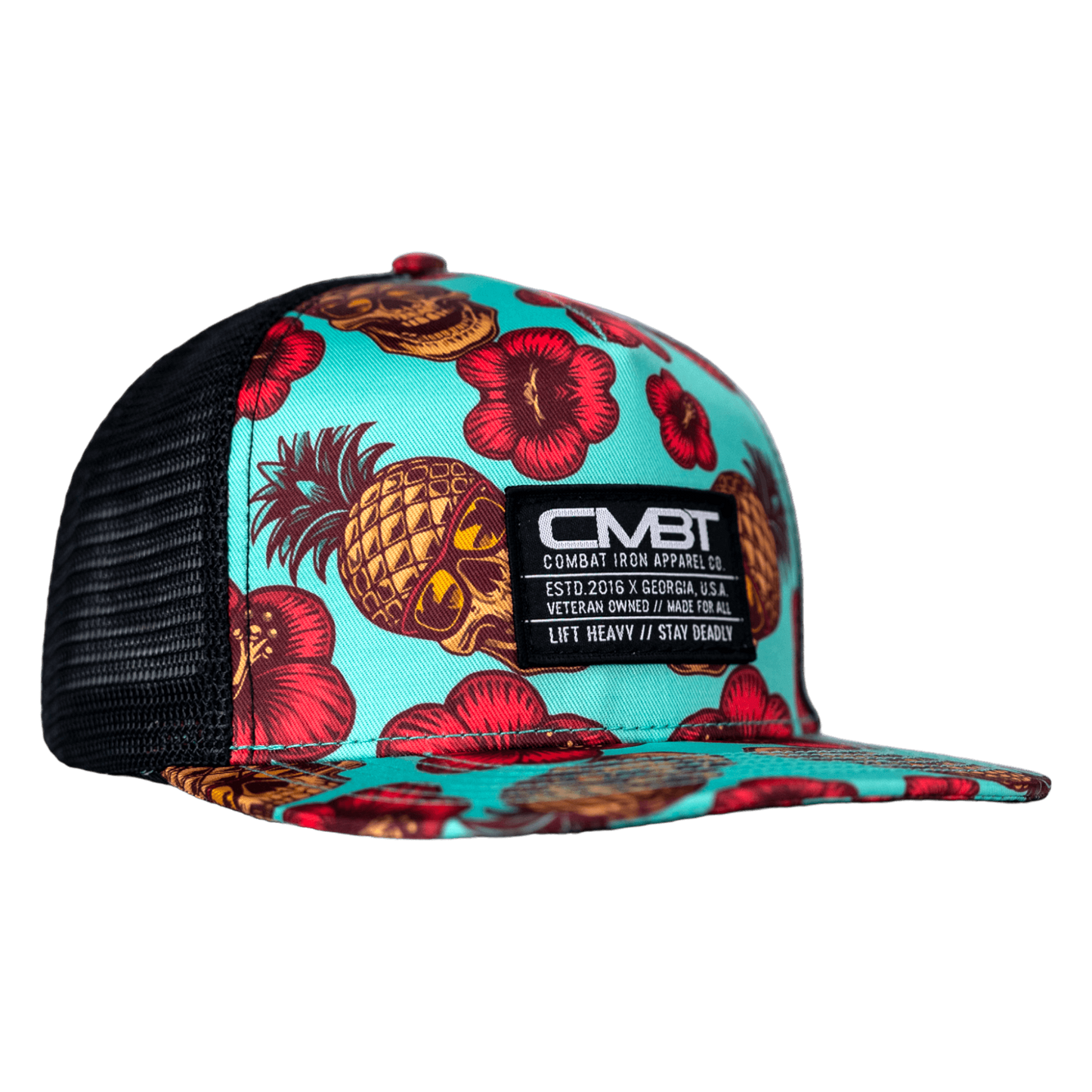 TEAL PINEAPPLE EXPRESS SNAPBACK | WOVEN BLACK CMBTIRN