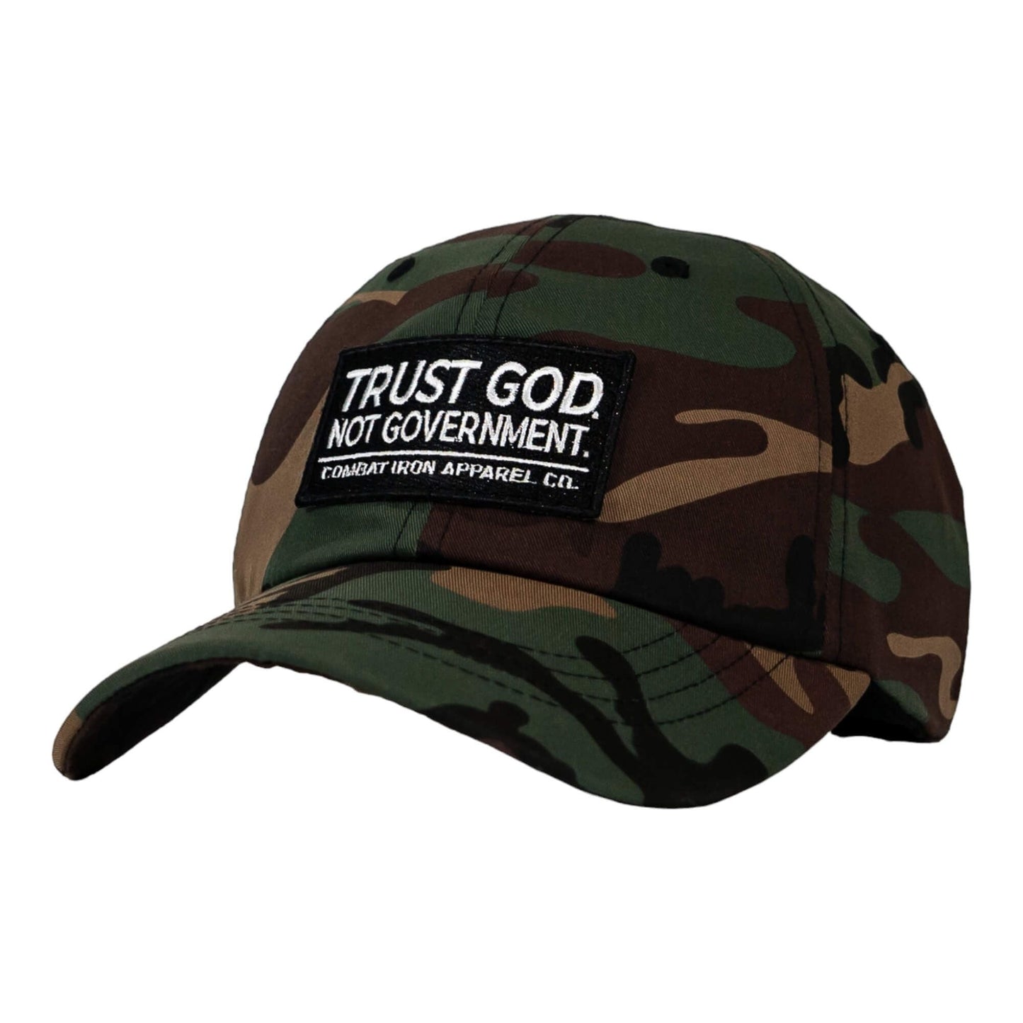 Trust God. Not Government. Patch Dad Hat