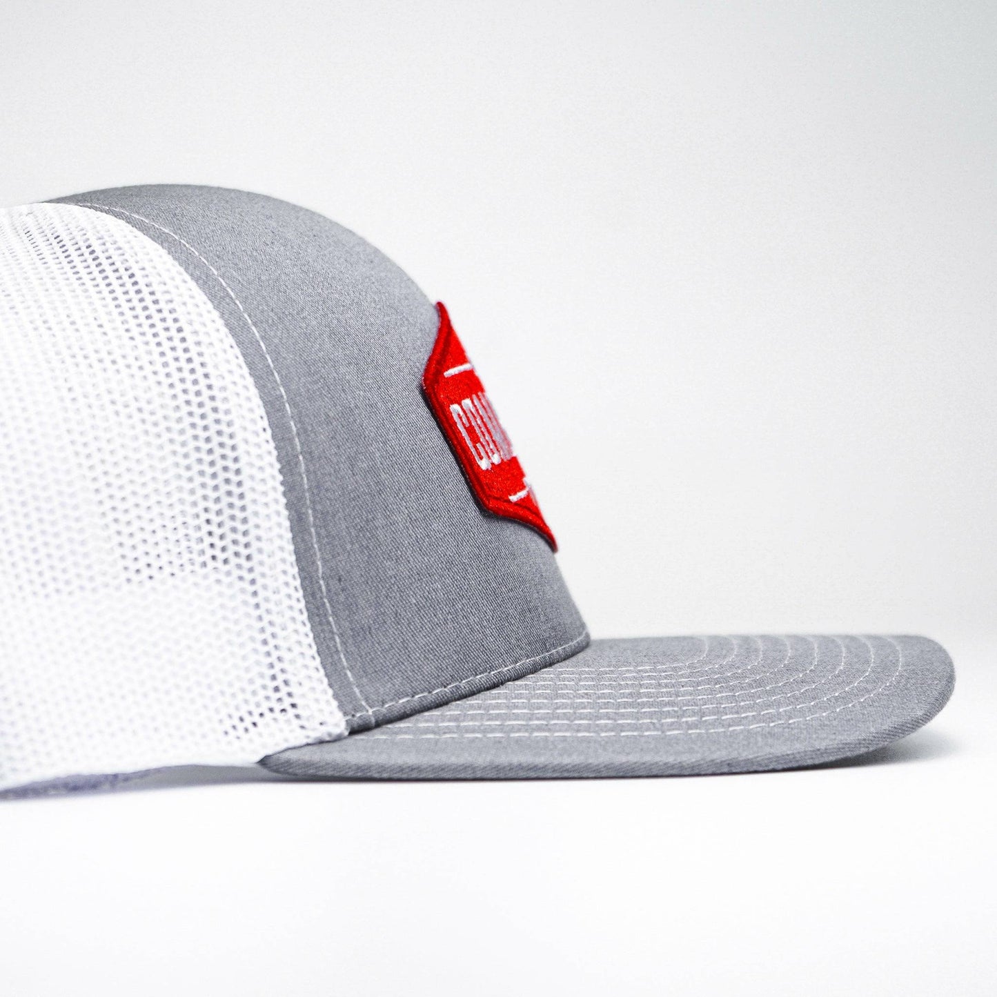 Original AR Red Patch Mid-Profile Mesh Snapback