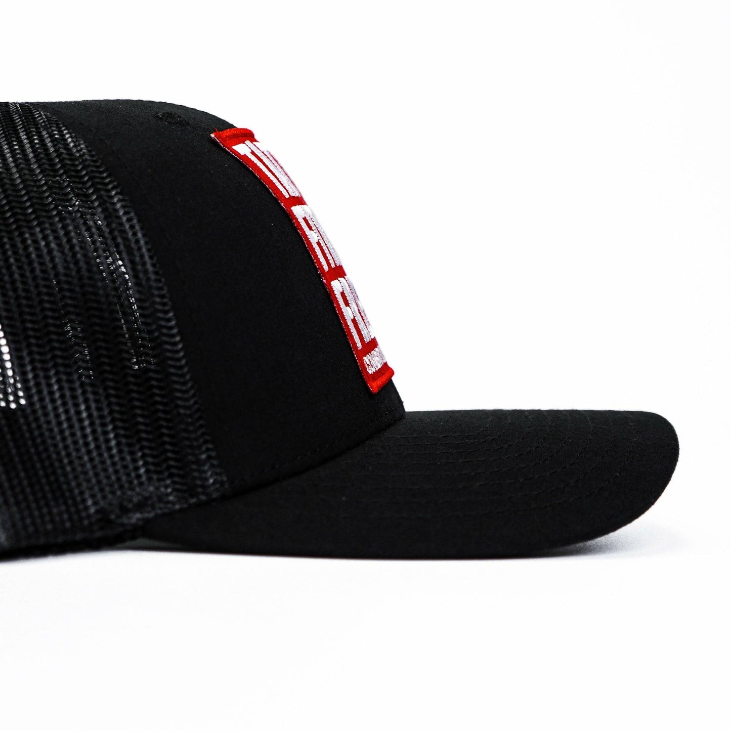 Tattoos, Fitness, & Freedom Red Patch Mid-Profile Mesh Snapback