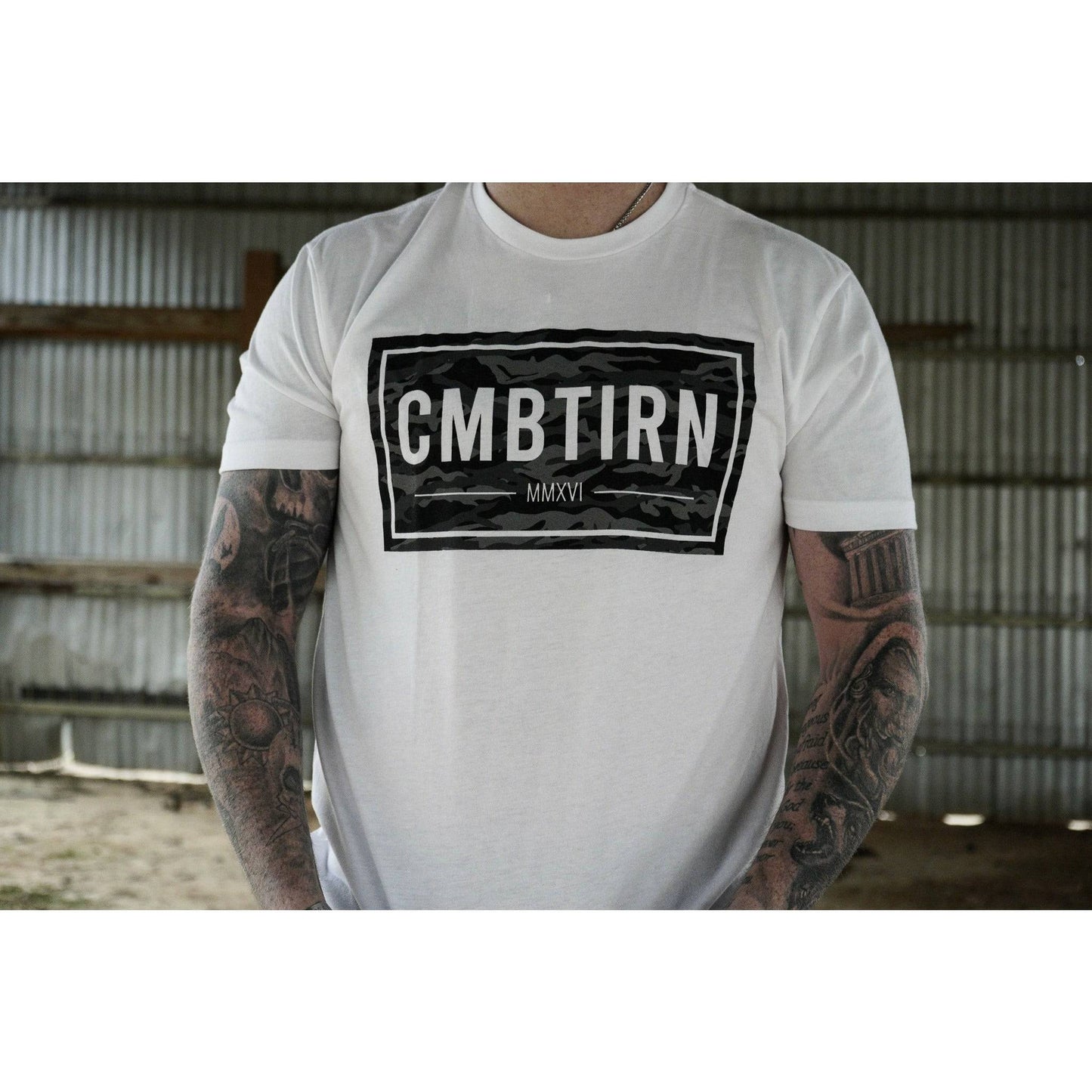 CMBTIRN Original Tiger Stripe Blackout Edition Men's T-Shirt