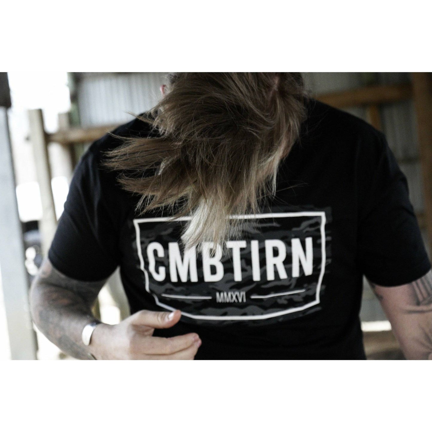 CMBTIRN Original Tiger Stripe Blackout Edition Men's T-Shirt