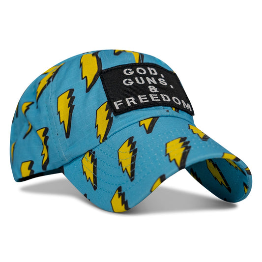 Ripstop God, Guns and Freedom Lifestyle Patch Low Profile Hat