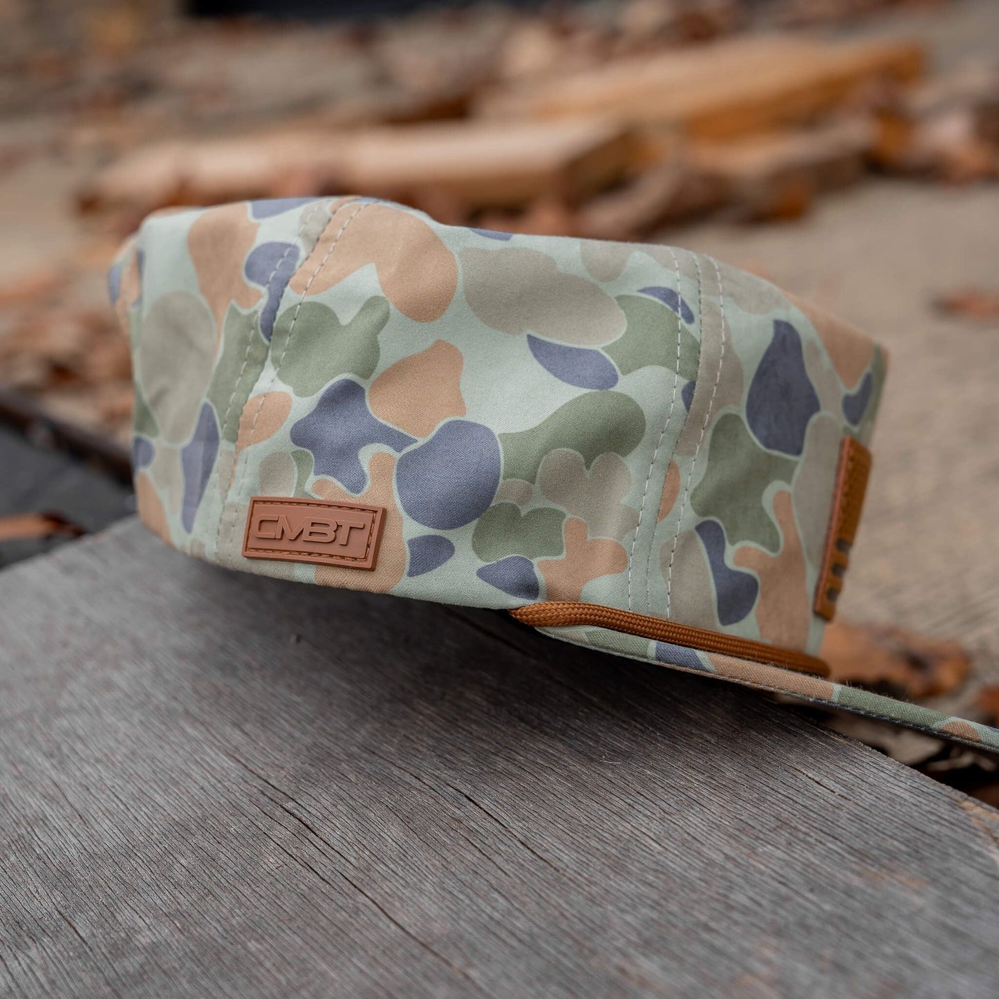 AMERICAN FLAG PATCH CRUSHABLE ROPE SNAPBACK | FROGSKIN DUCK CAMO