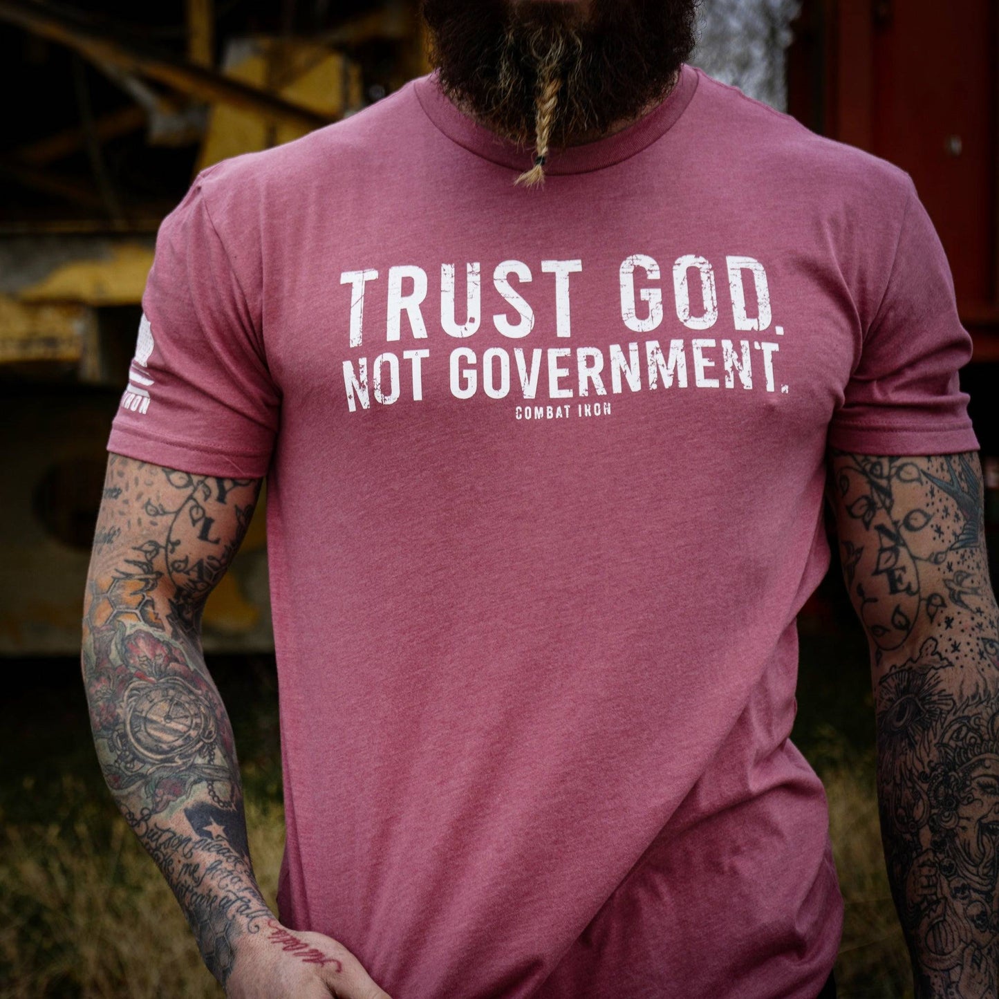 Trust God. Not Government. Men's T-Shirt