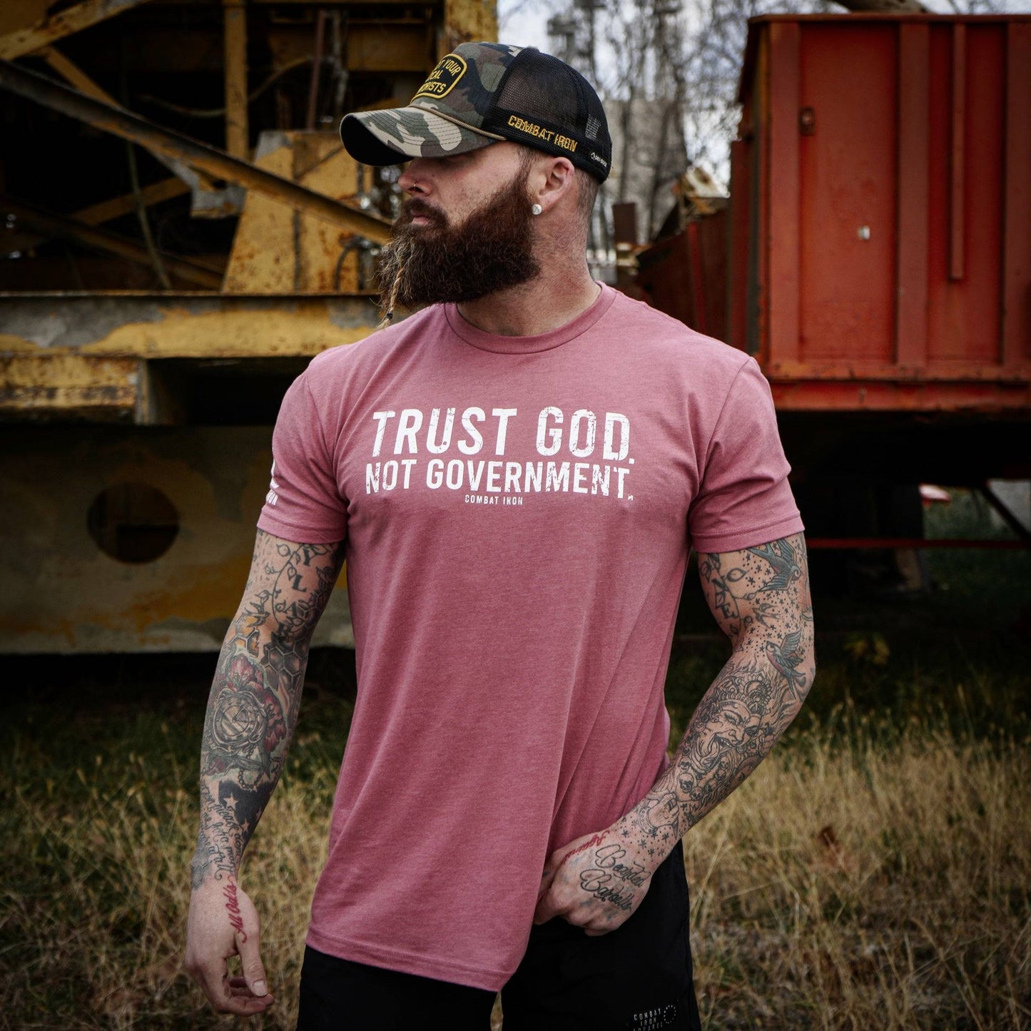 Trust God. Not Government. Men's T-Shirt