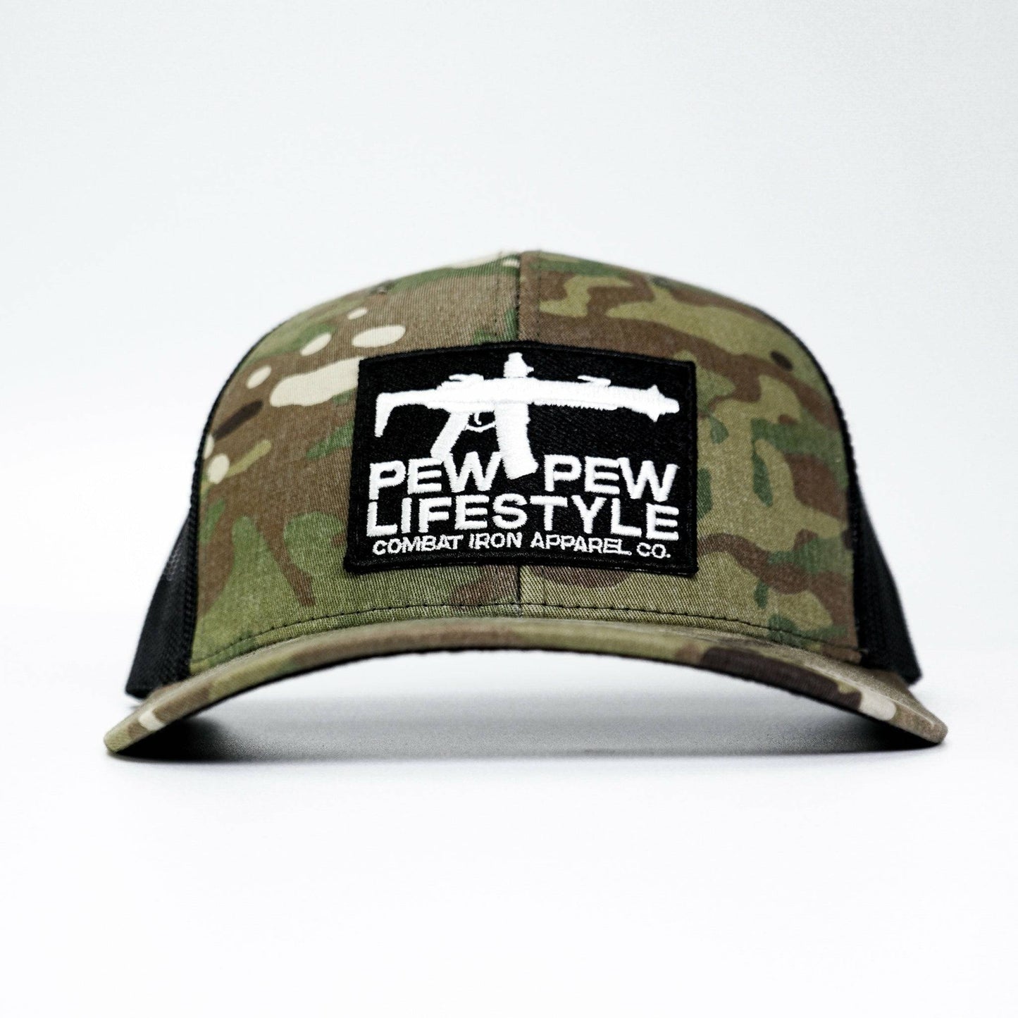 Pew Pew Lifestyle Patch Mid-Profile Mesh Snapback