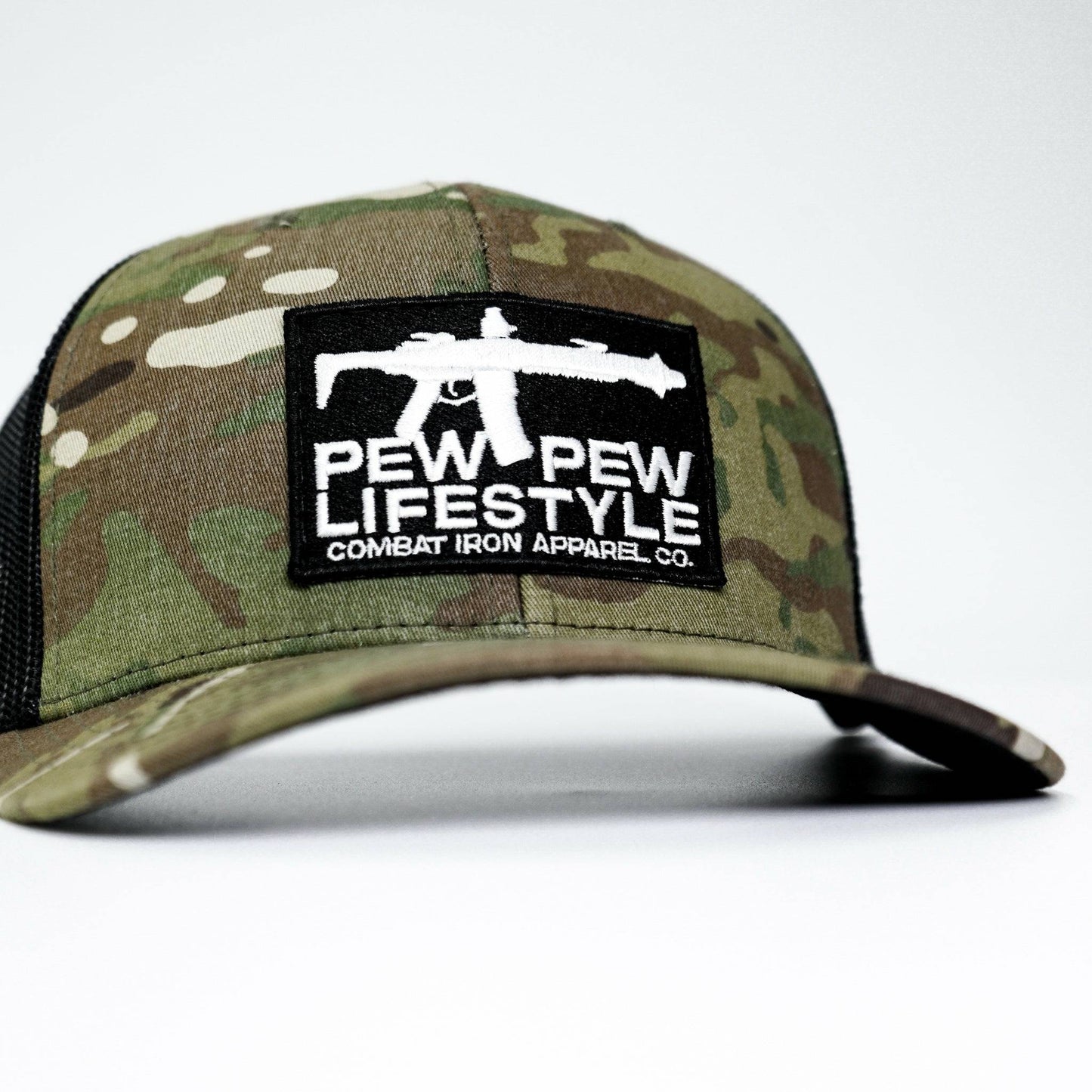 Pew Pew Lifestyle Patch Mid-Profile Mesh Snapback