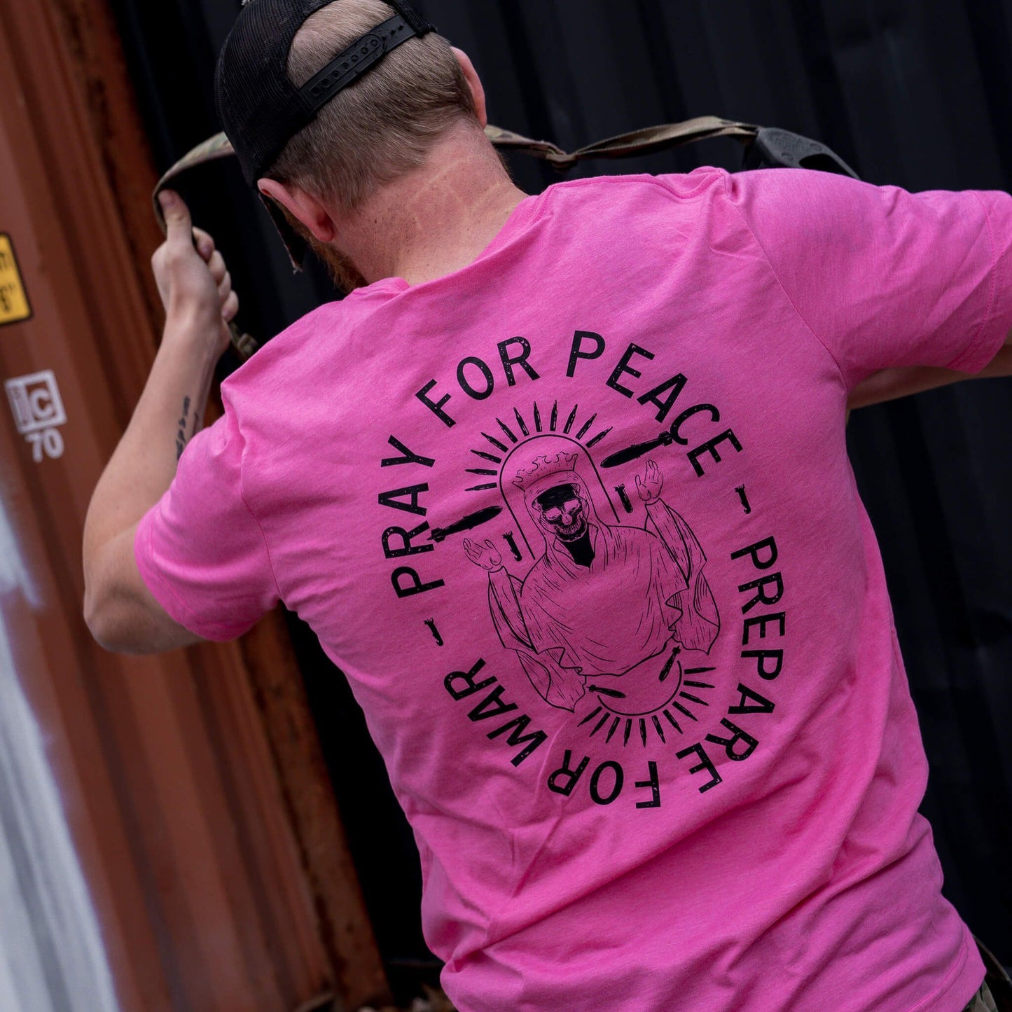 Pray For Peace. Prepare For War. Men's T-Shirt