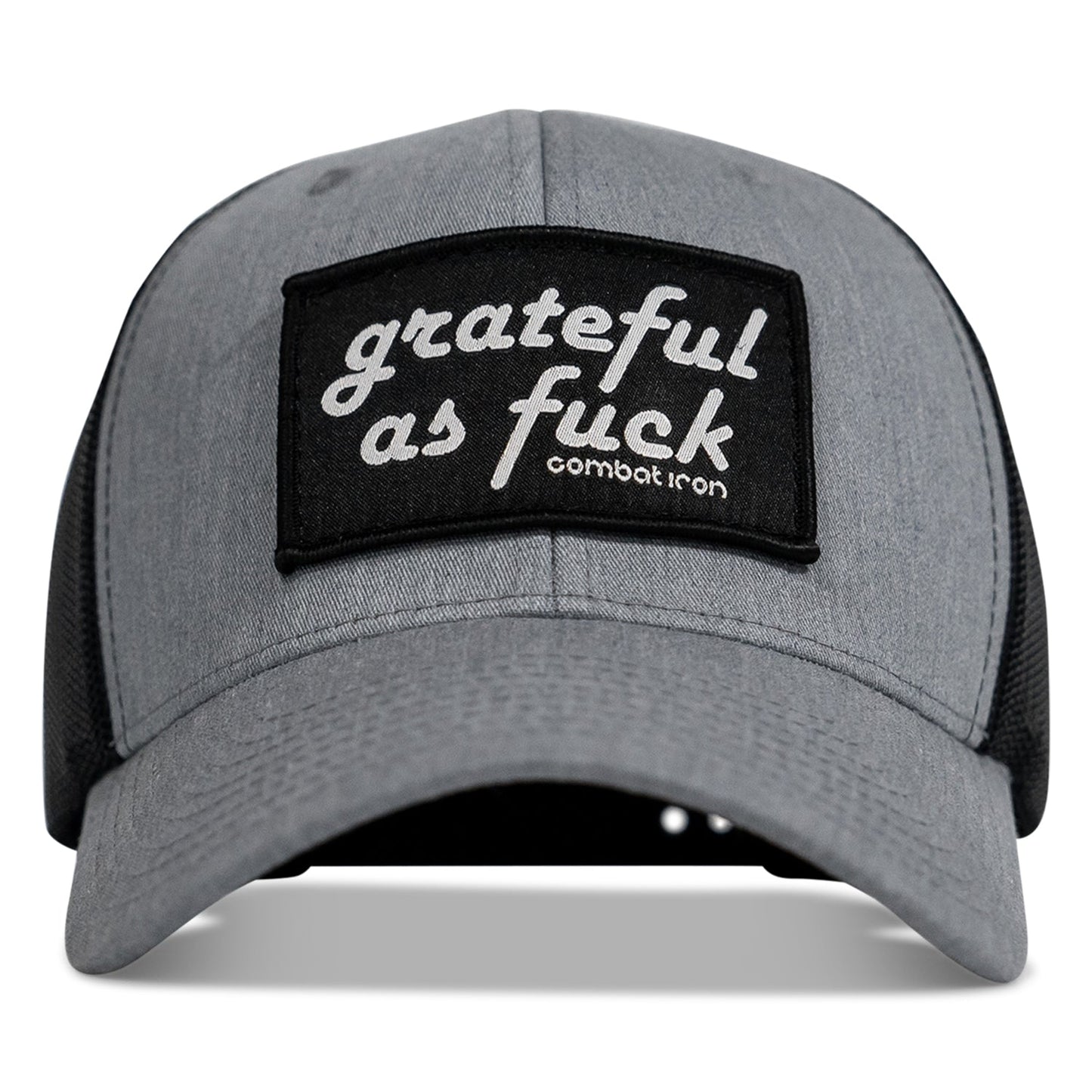 Grateful As F*ck Patch Mesh Snapback Hat