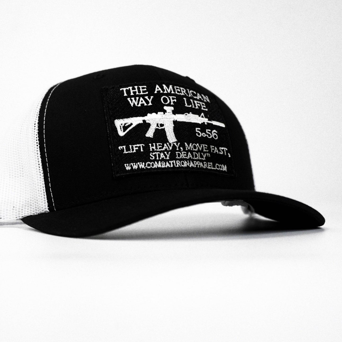 American Way Of Life 5.56 Black Patch Edition Mid-Profile Mesh Snapback