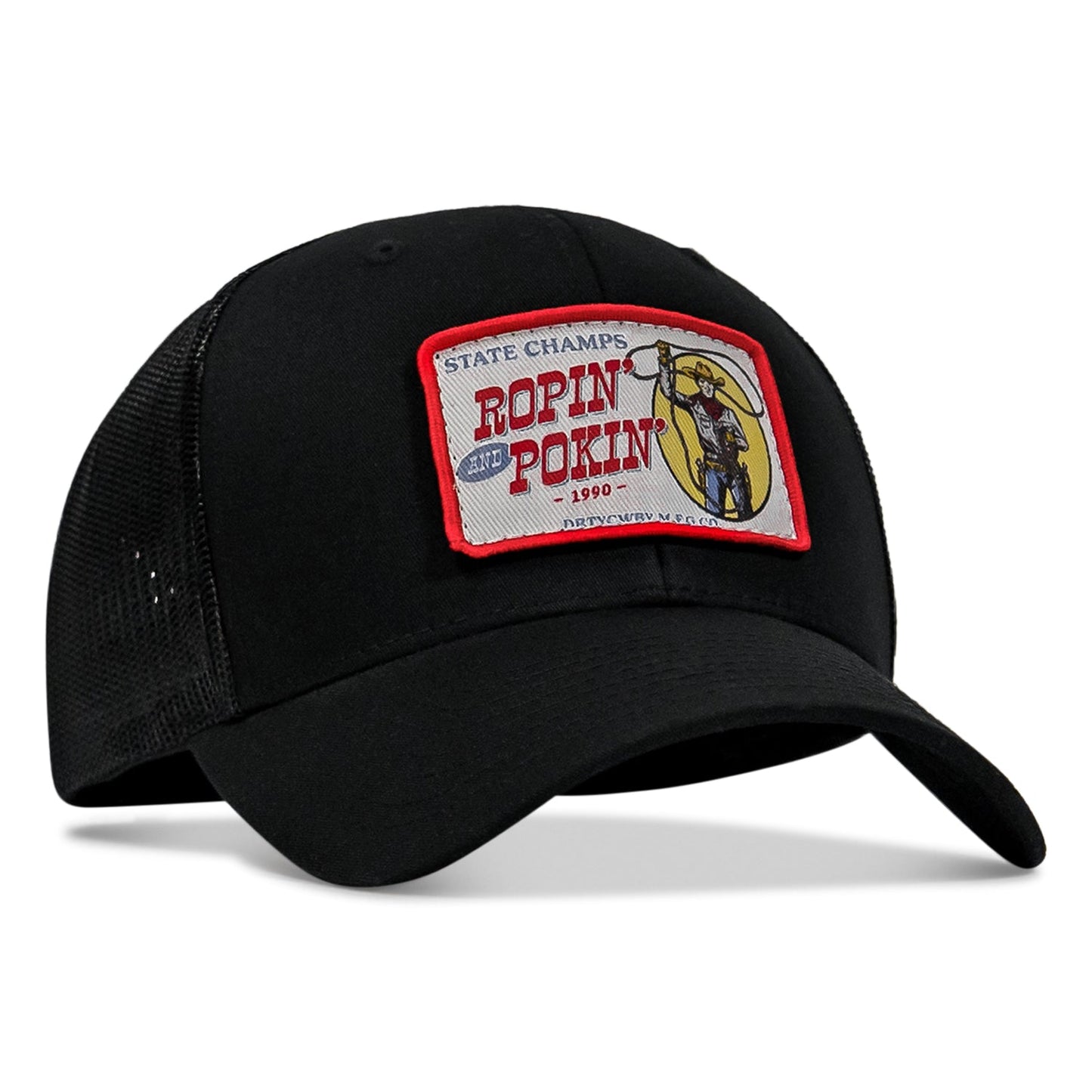 Ropin' and Pokin' Dirty Cowboys Patch SnapBack