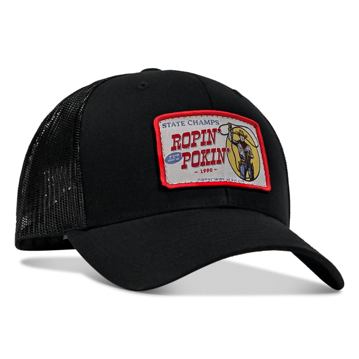 Ropin' and Pokin' Dirty Cowboys Patch SnapBack