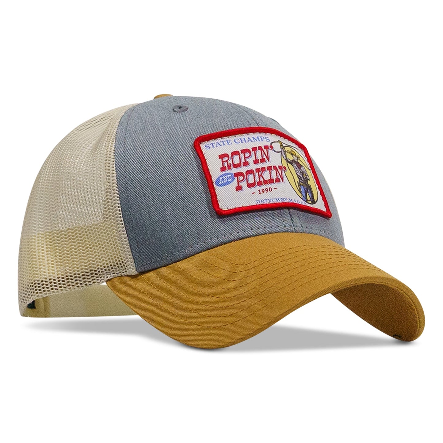 Ropin' and Pokin' Dirty Cowboys Patch SnapBack