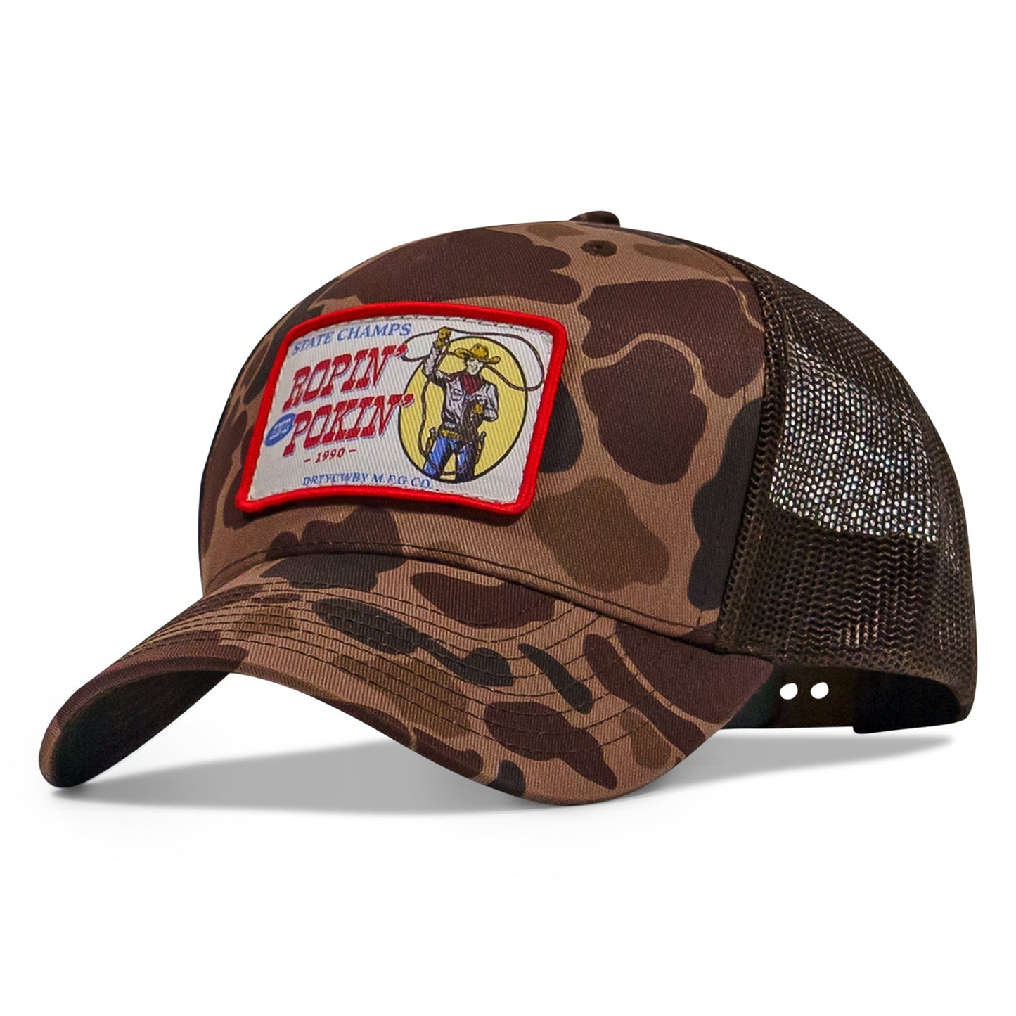 Ropin' and Pokin' Dirty Cowboys Patch SnapBack