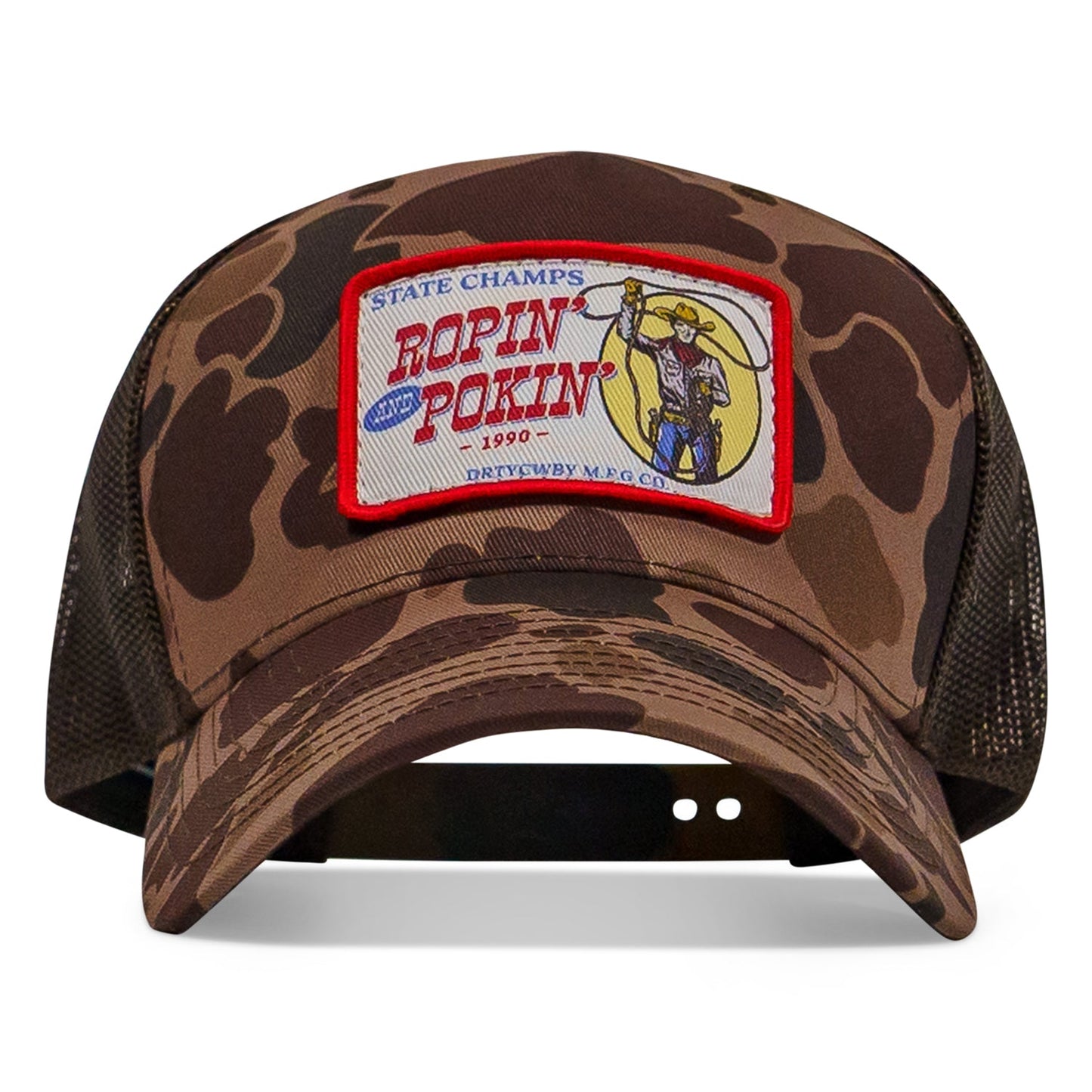 Ropin' and Pokin' Dirty Cowboys Patch SnapBack