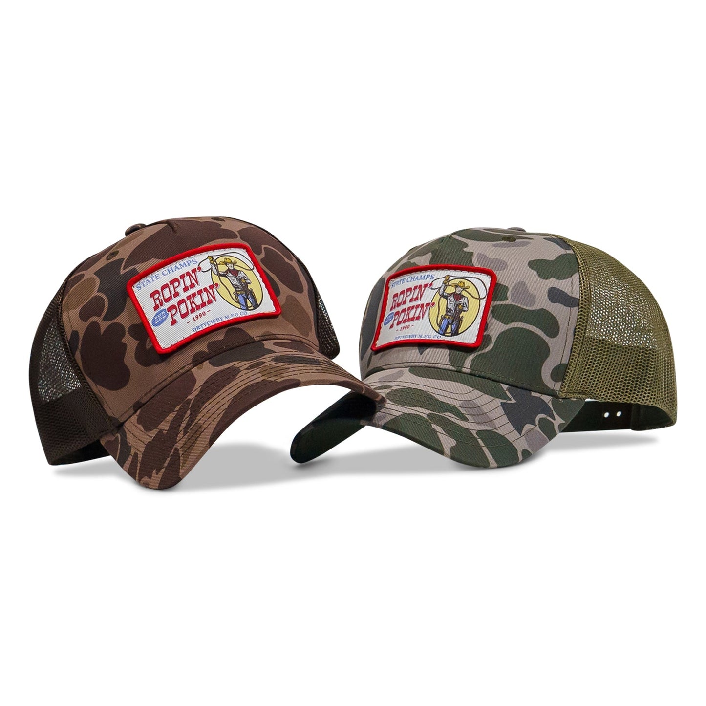 Ropin' and Pokin' Dirty Cowboys Patch SnapBack