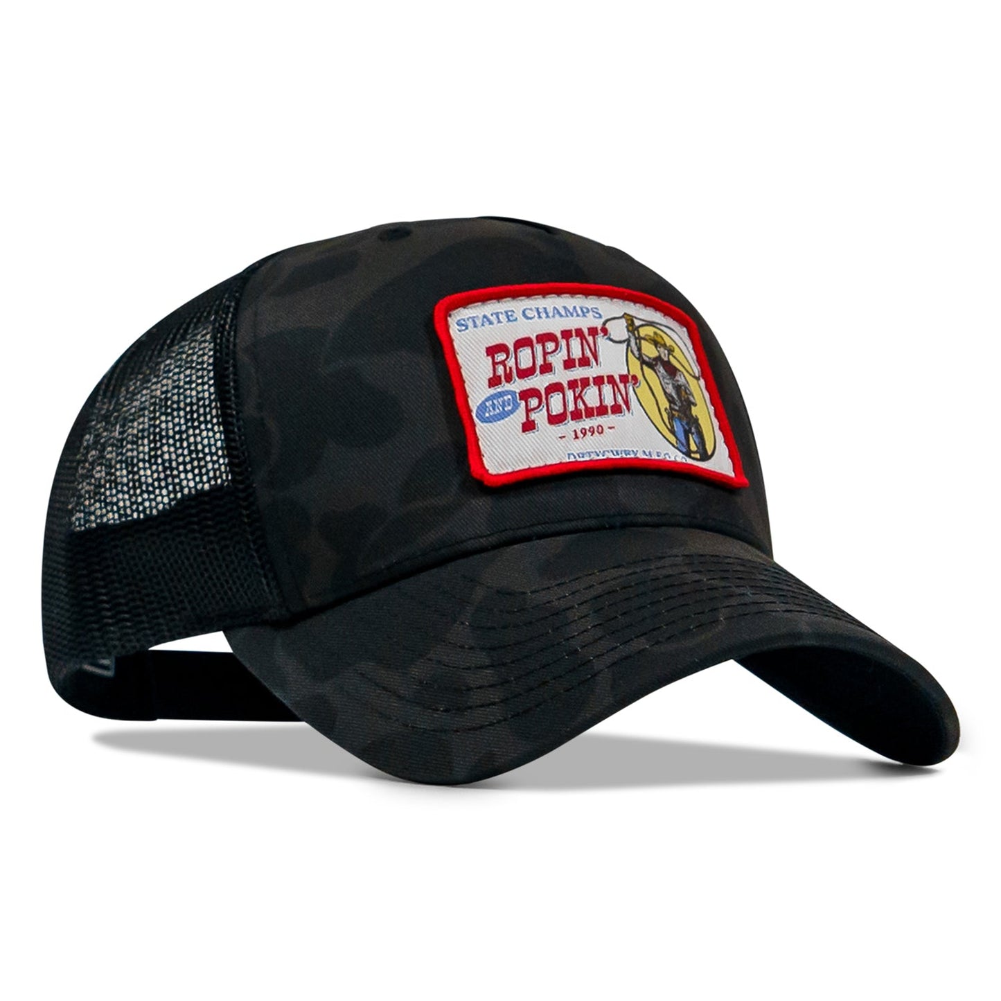 Ropin' and Pokin' Dirty Cowboys Patch SnapBack