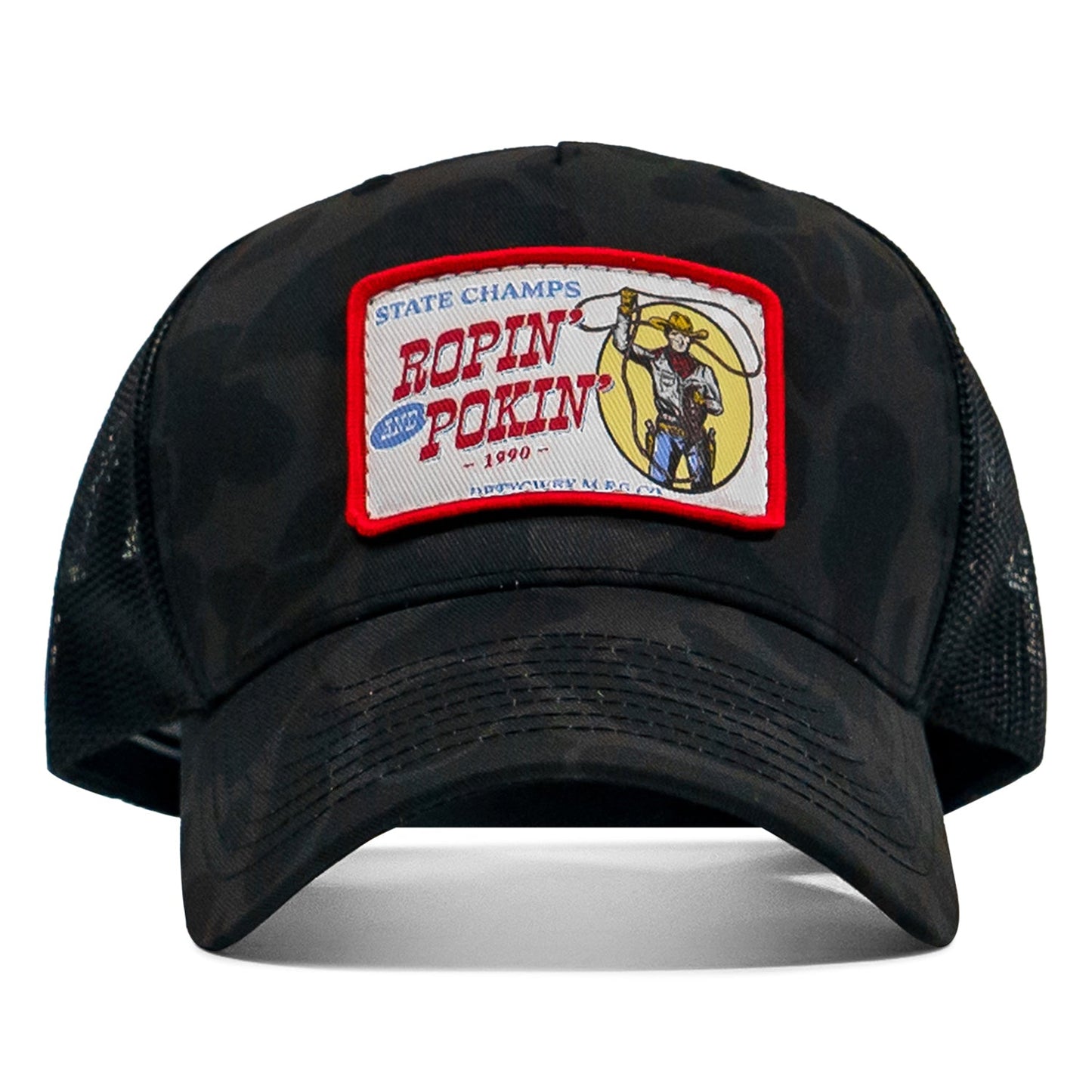 Ropin' and Pokin' Dirty Cowboys Patch SnapBack