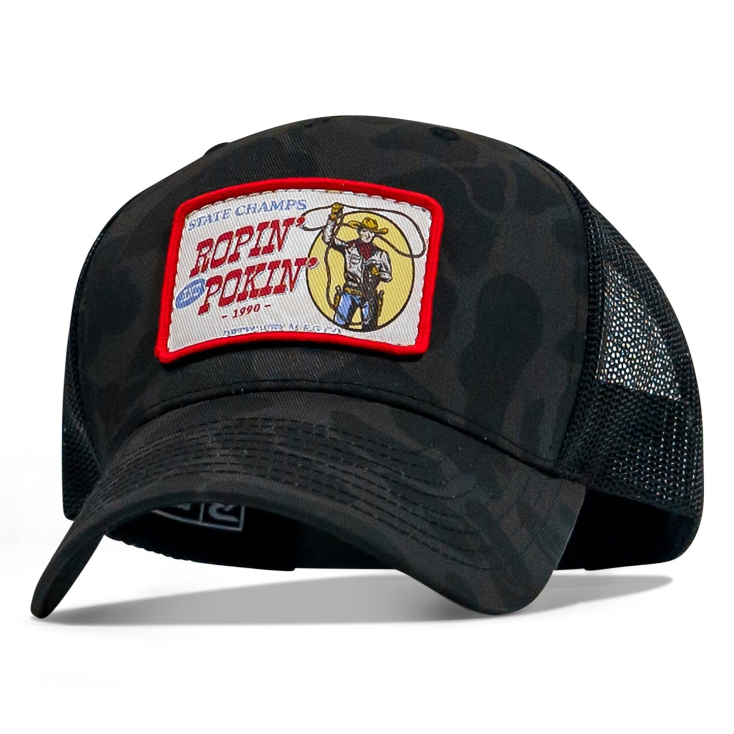 Ropin' and Pokin' Dirty Cowboys Patch SnapBack