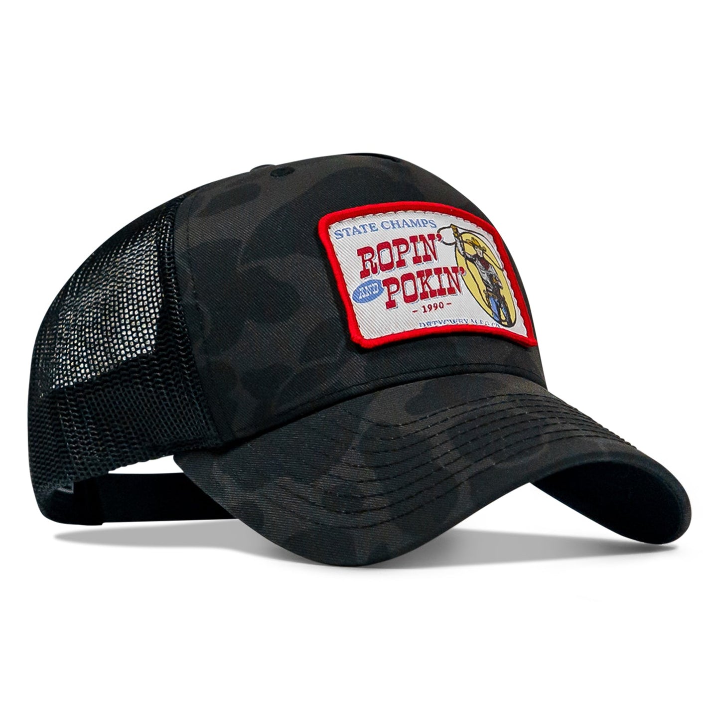 Ropin' and Pokin' Dirty Cowboys Patch SnapBack