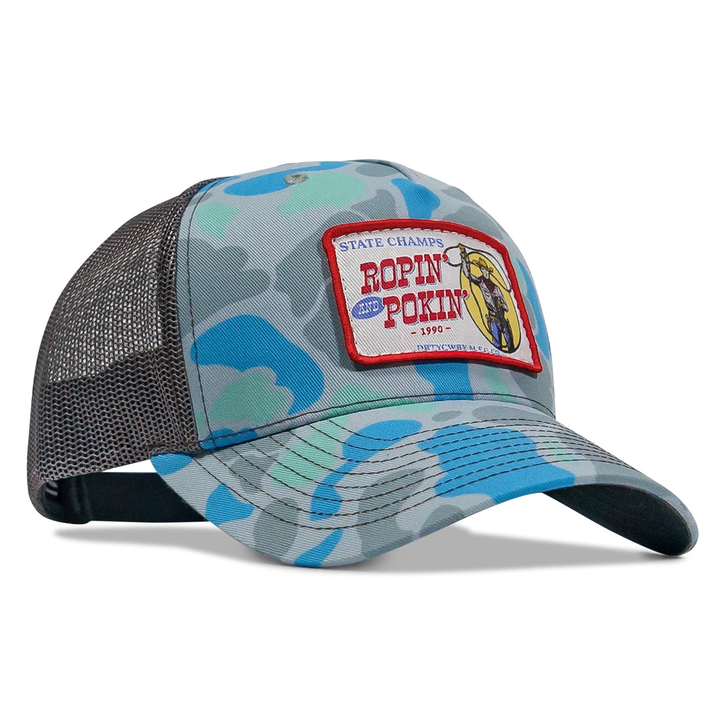 Ropin' and Pokin' Dirty Cowboys Patch SnapBack