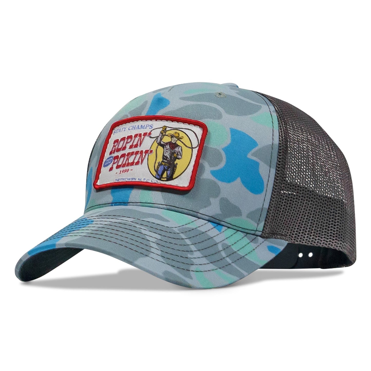 Ropin' and Pokin' Dirty Cowboys Patch SnapBack