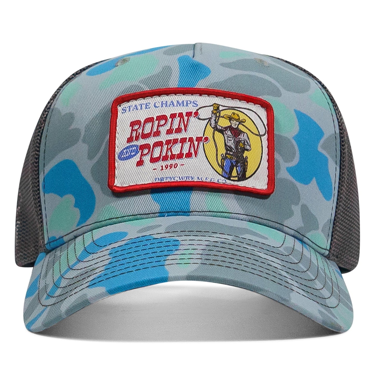 Ropin' and Pokin' Dirty Cowboys Patch SnapBack