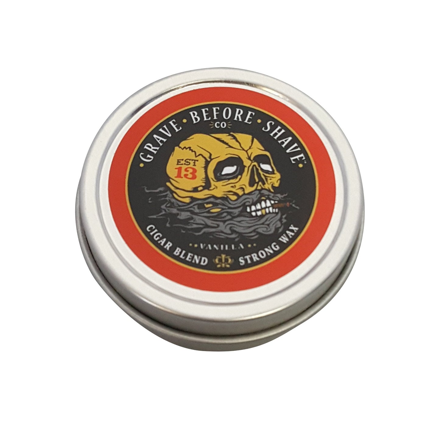 Fisticuffs™  Cigar Blend Strong Hold Mustache Wax 1 OZ. Tin