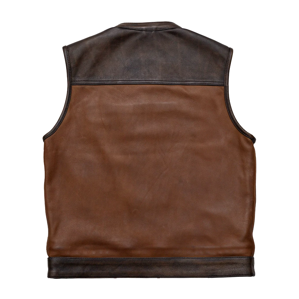 Gunner Men's Leather Motorcycle Vest (Limited Edition)