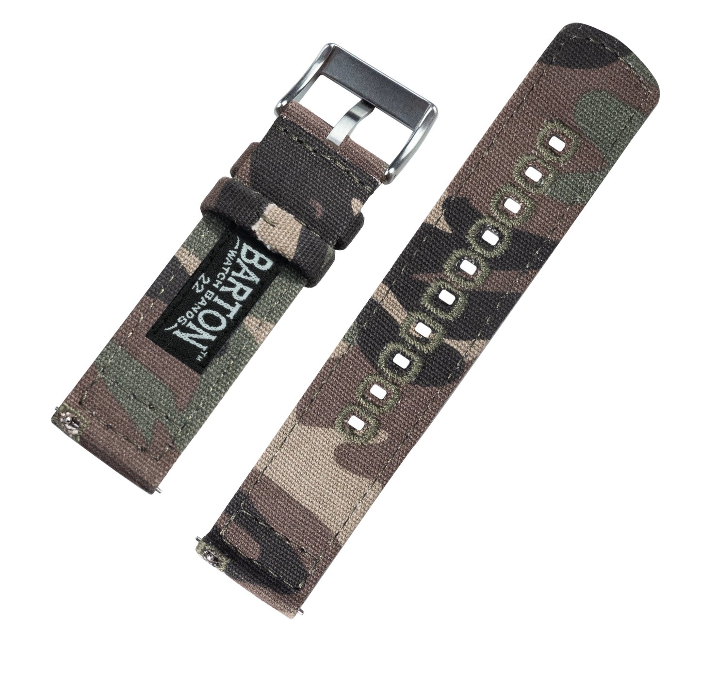 Camouflage Crafted Canvas Watch Band