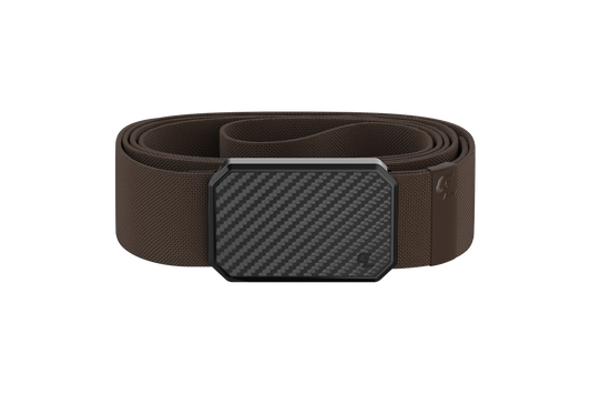 Groove Belt Carbon Fiber/Brown